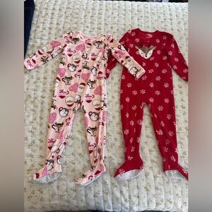 Carter’s Fleece Footie Pajama’s